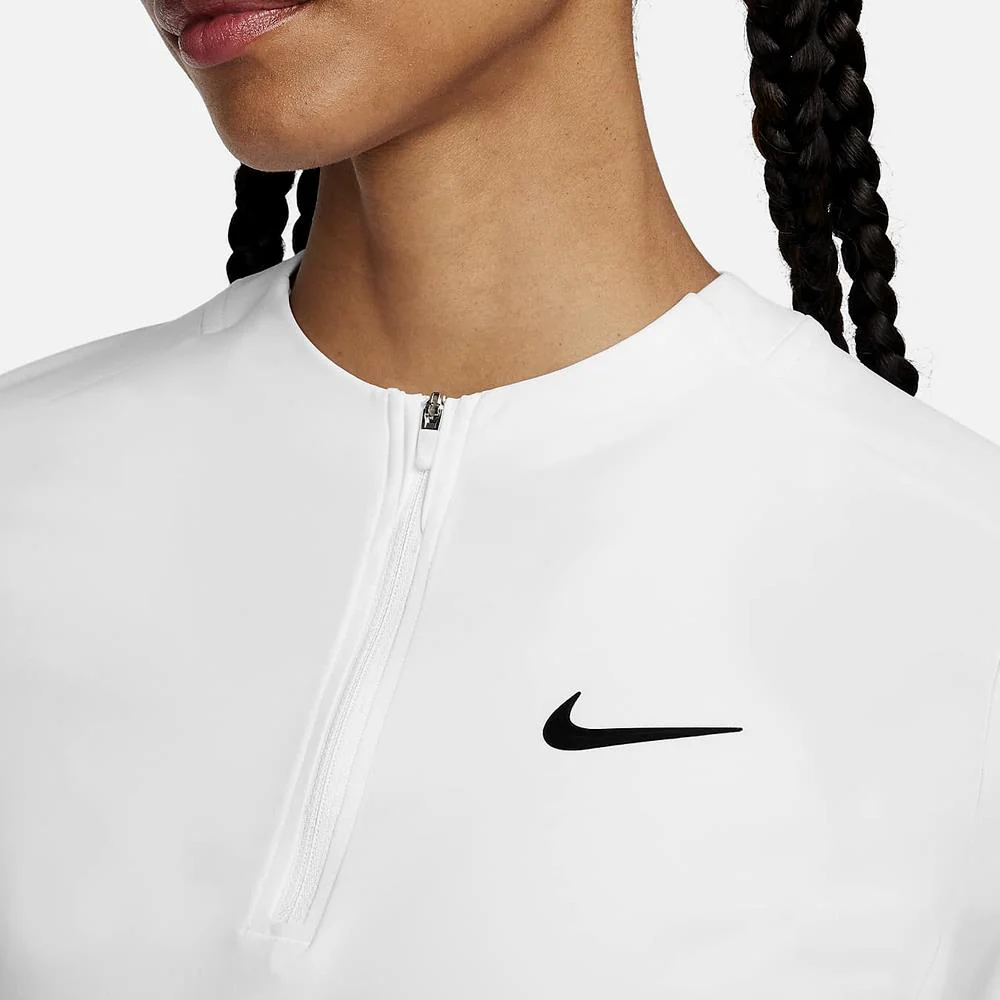 Nike Women's Advantage Midlayer Longsleeve - White - Image 4
