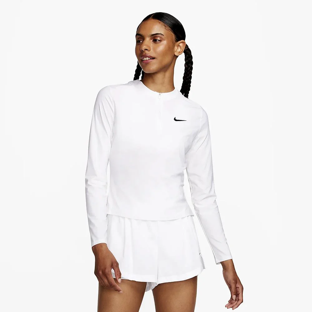 Nike Women's Advantage Midlayer Longsleeve - White - Image 5