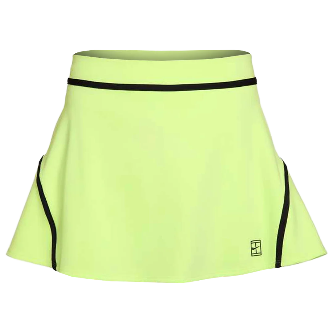 Nike Women's Advantage Novelty Skort - Light Lemon Twist/Black