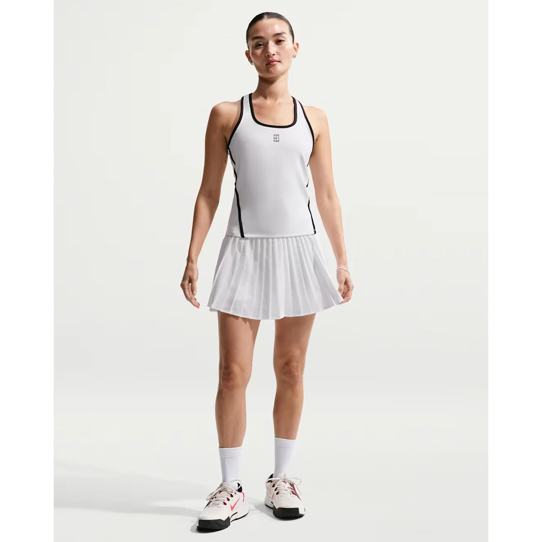 Nike Women's Advantage Novelty Tank - White/Black - Image 2