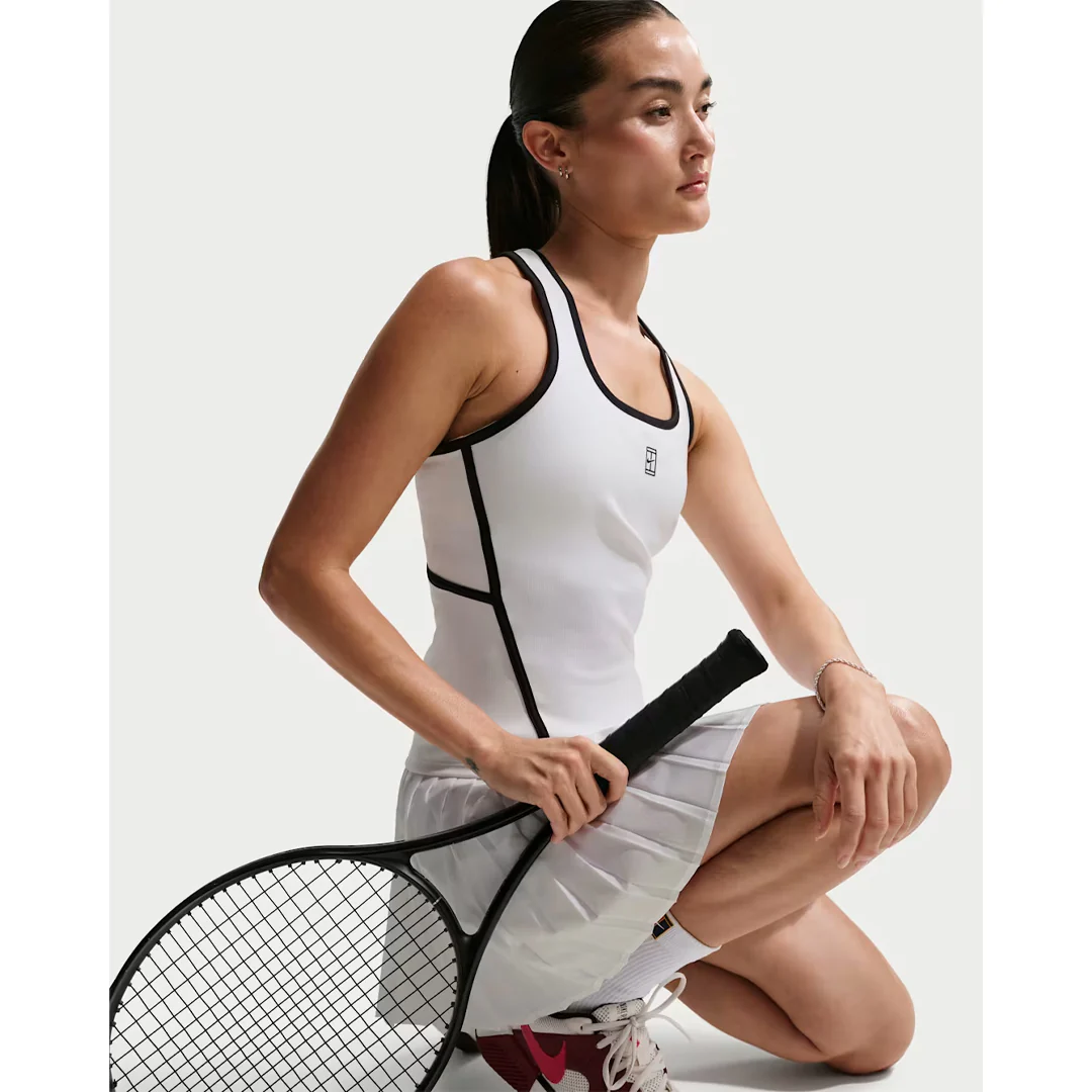 Nike Women's Advantage Novelty Tank - White/Black - Image 6