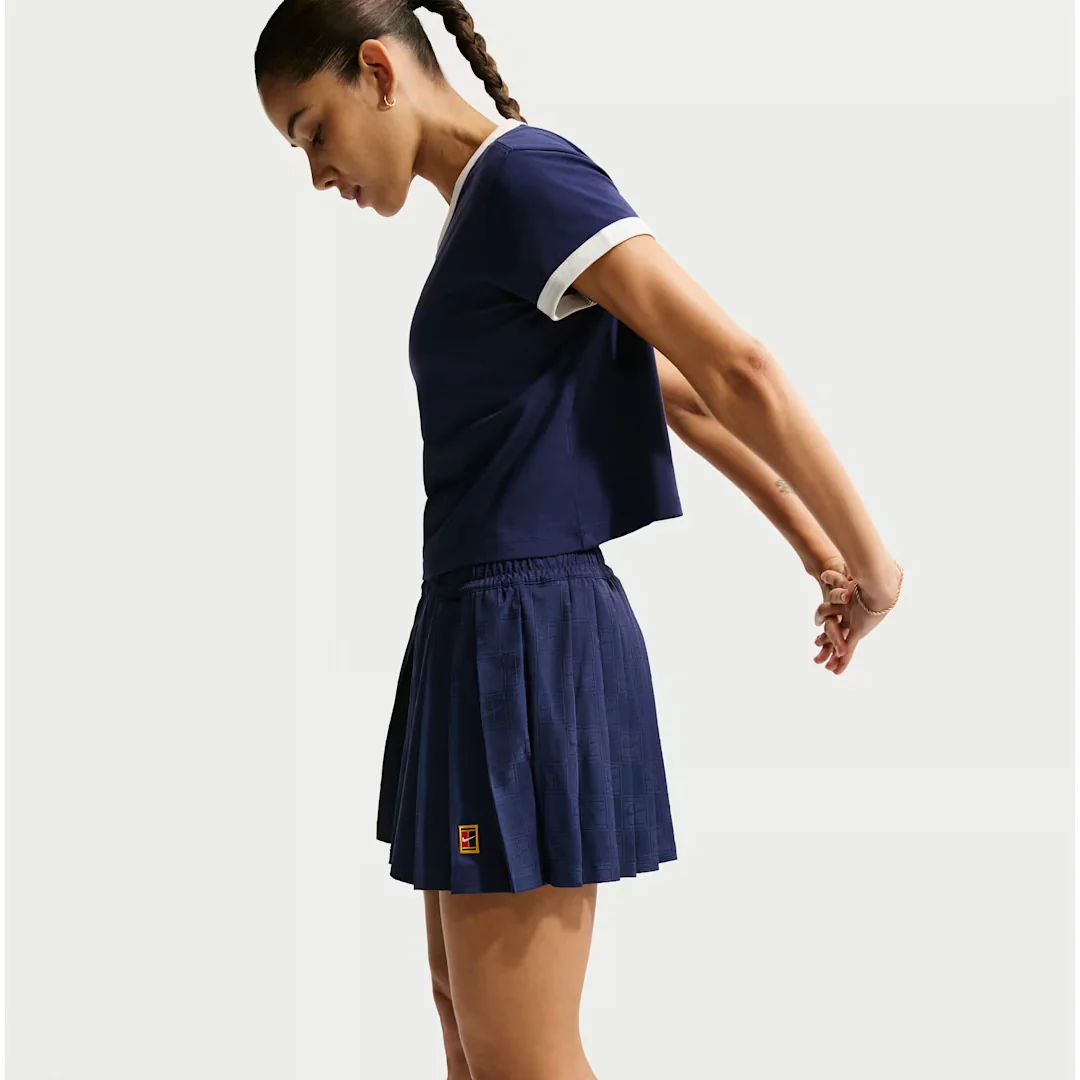 Nike Women's Court High Waist Short - Midnight Navy - Image 4
