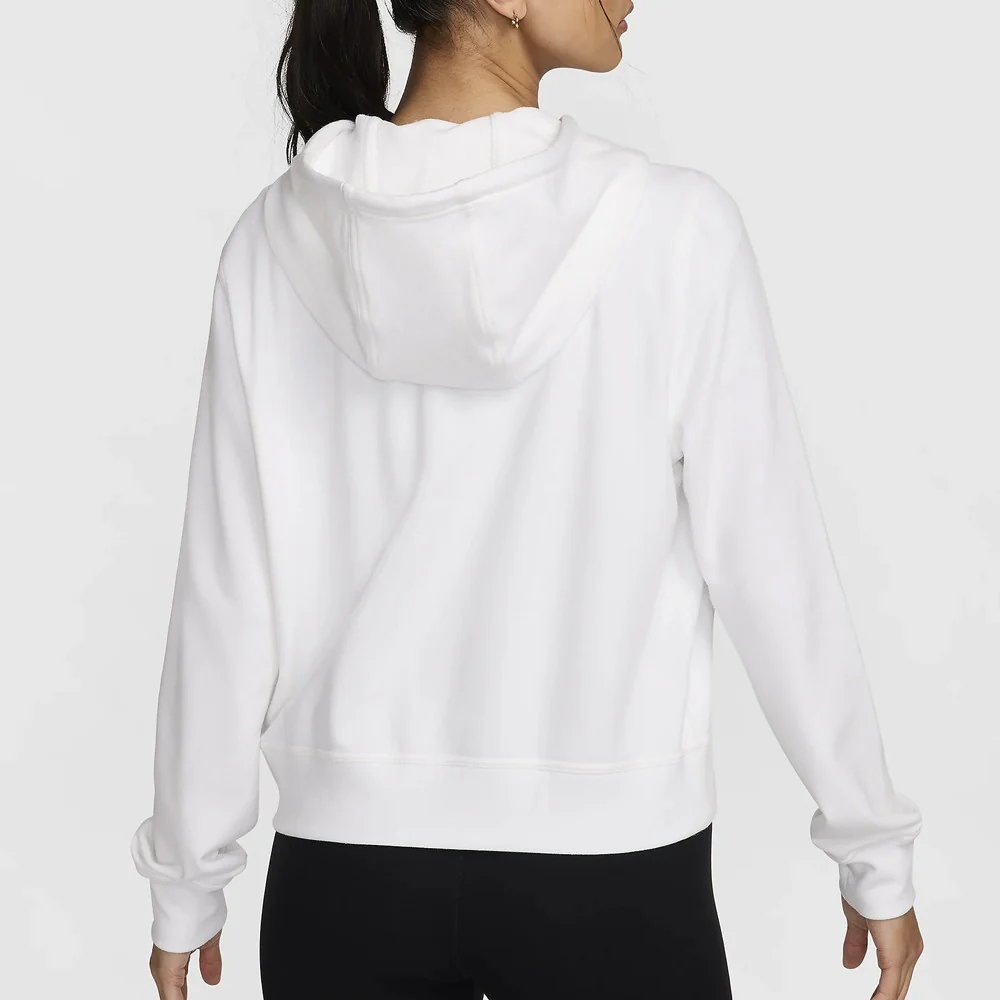 Nike Women's Dri-Fit One Full Zip Hoodie - White - Image 4