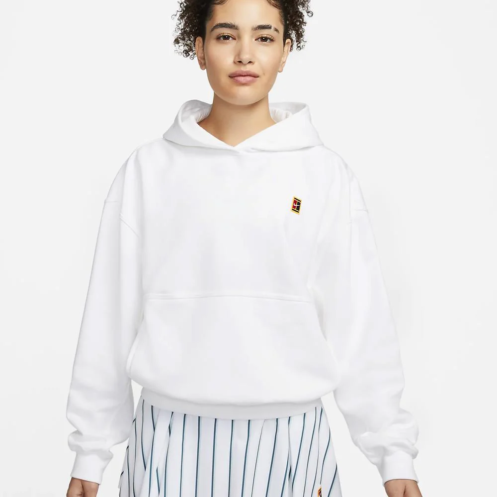 Nike Women's Heritage Fleece Hoodie - White - Image 2