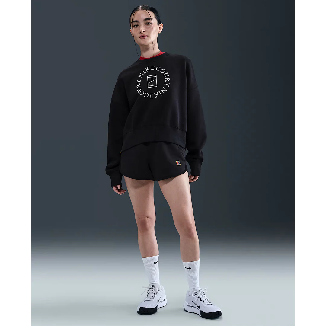 Nike Women's Heritage II Crew Neck Sweater - Black - Image 2