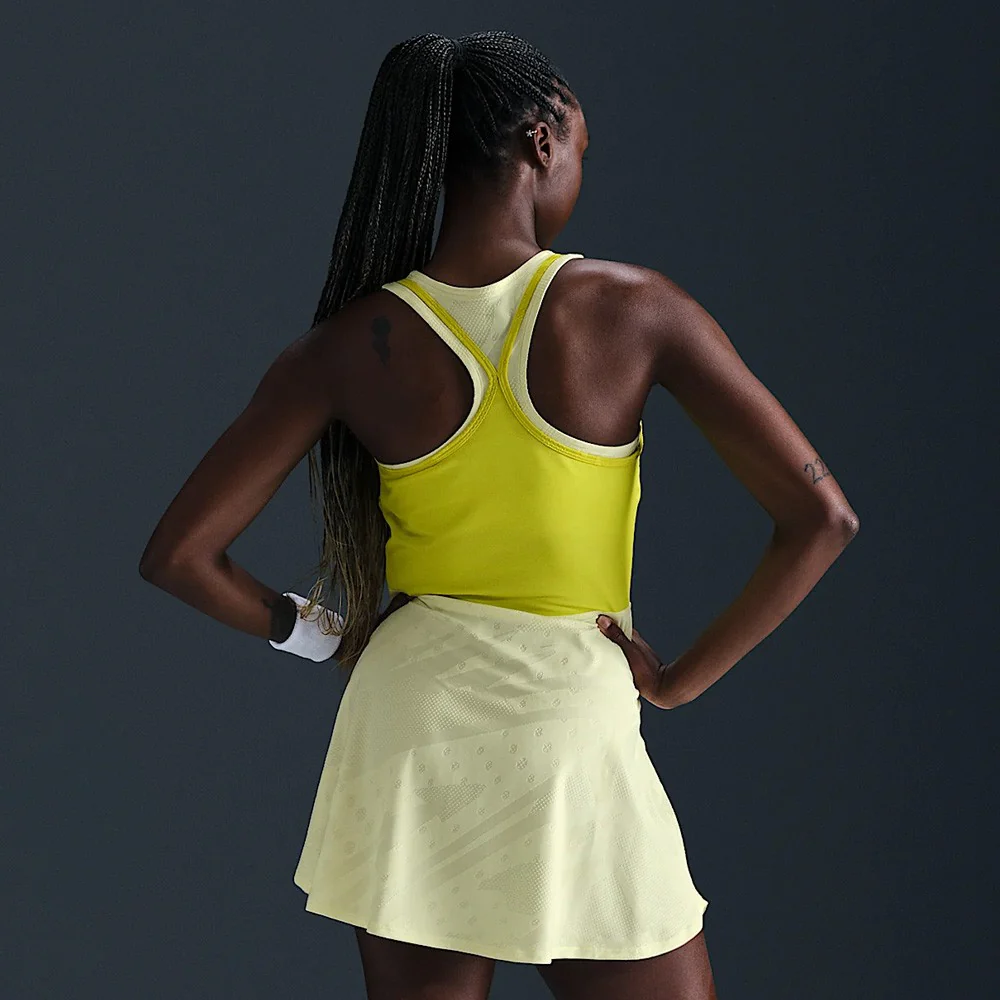 Nike Women's Slam Melbourne Dress - Luminous Green - Image 3