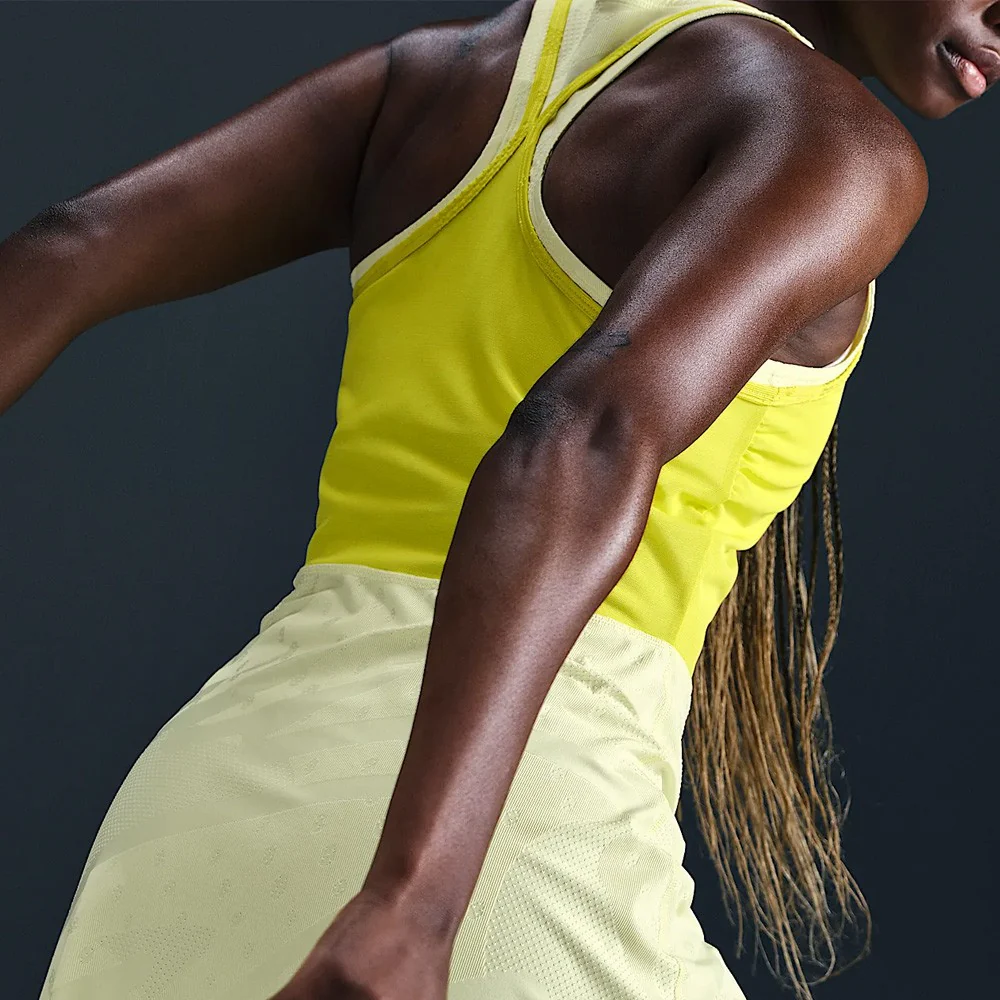 Nike Women's Slam Melbourne Dress - Luminous Green - Image 5