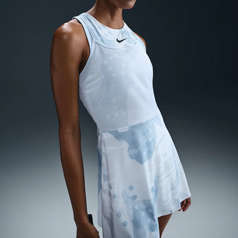 Nike Women's Slam Melbourne Printed Dress - Football Grey - Image 5