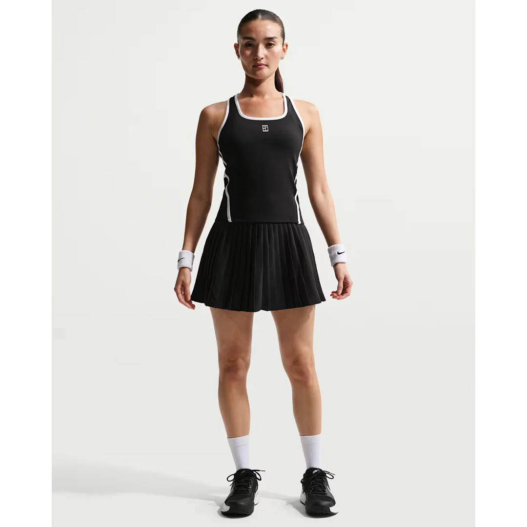 Nike Women's Victory Pleated Skirt - Black - Image 2