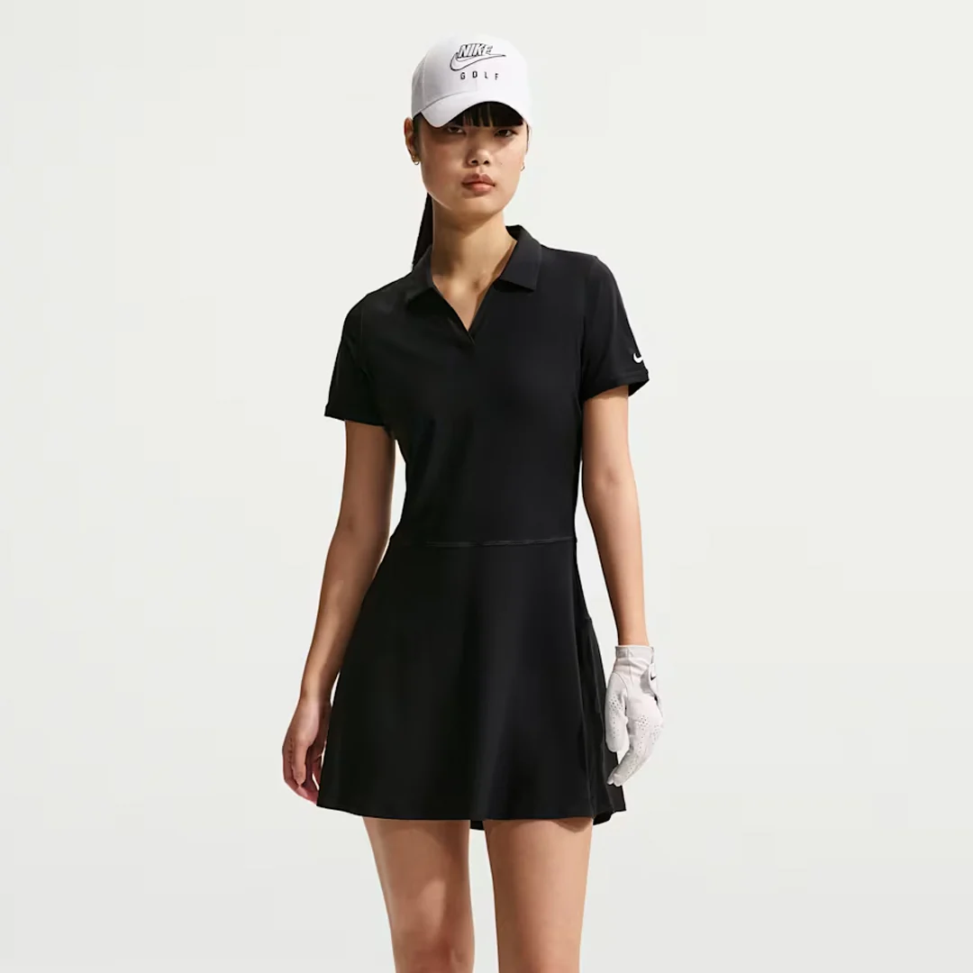 Nike Women's Victory Polo Dress - Black - Image 4