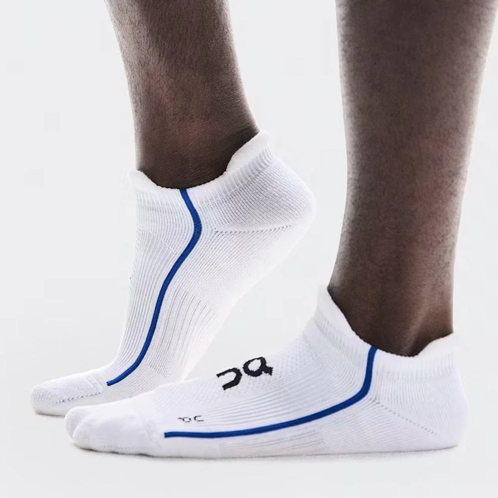 On Court Low Socks 1 Pack - White/Indigo - Image 2