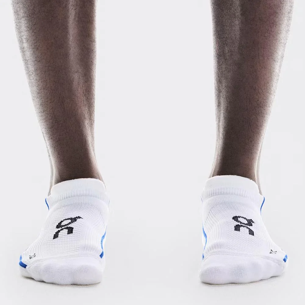 On Court Low Socks 1 Pack - White/Indigo - Image 3