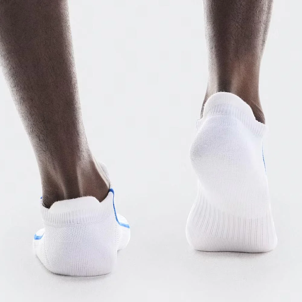 On Court Low Socks 1 Pack - White/Indigo - Image 4
