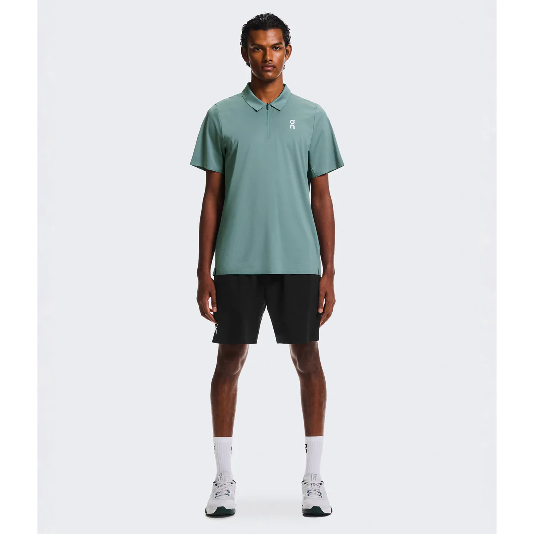 On Men's Court Polo - Tide - Image 2