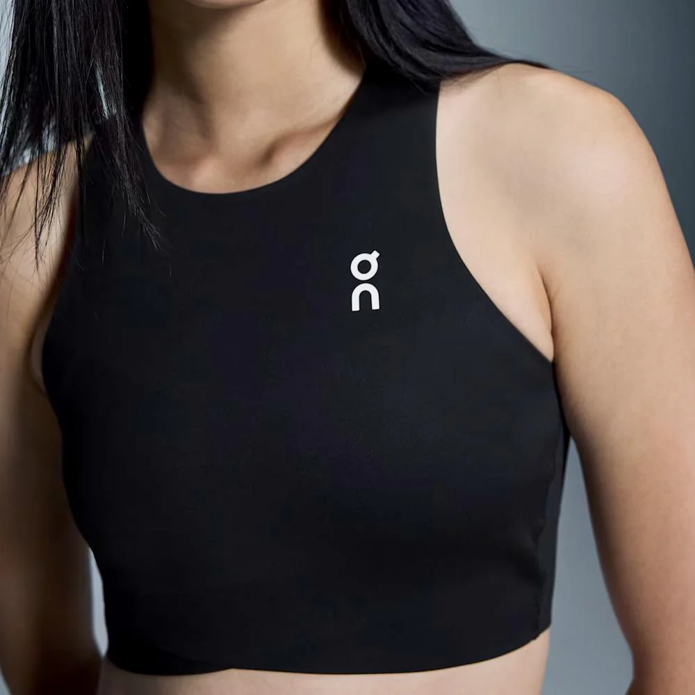 On Women's Court Crop Top - Black - Image 2