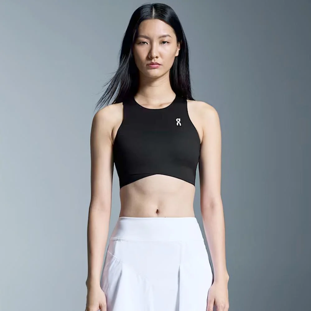 On Women's Court Crop Top - Black - Image 4