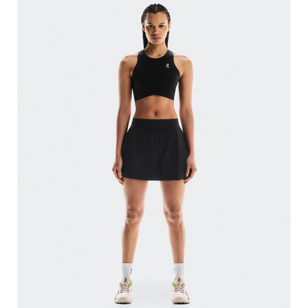 On Women's Court Pleated Skort - Black - Image 2