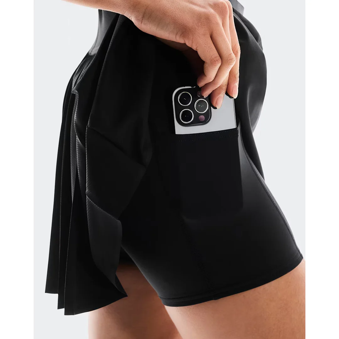 On Women's Court Pleated Skort - Black - Image 5