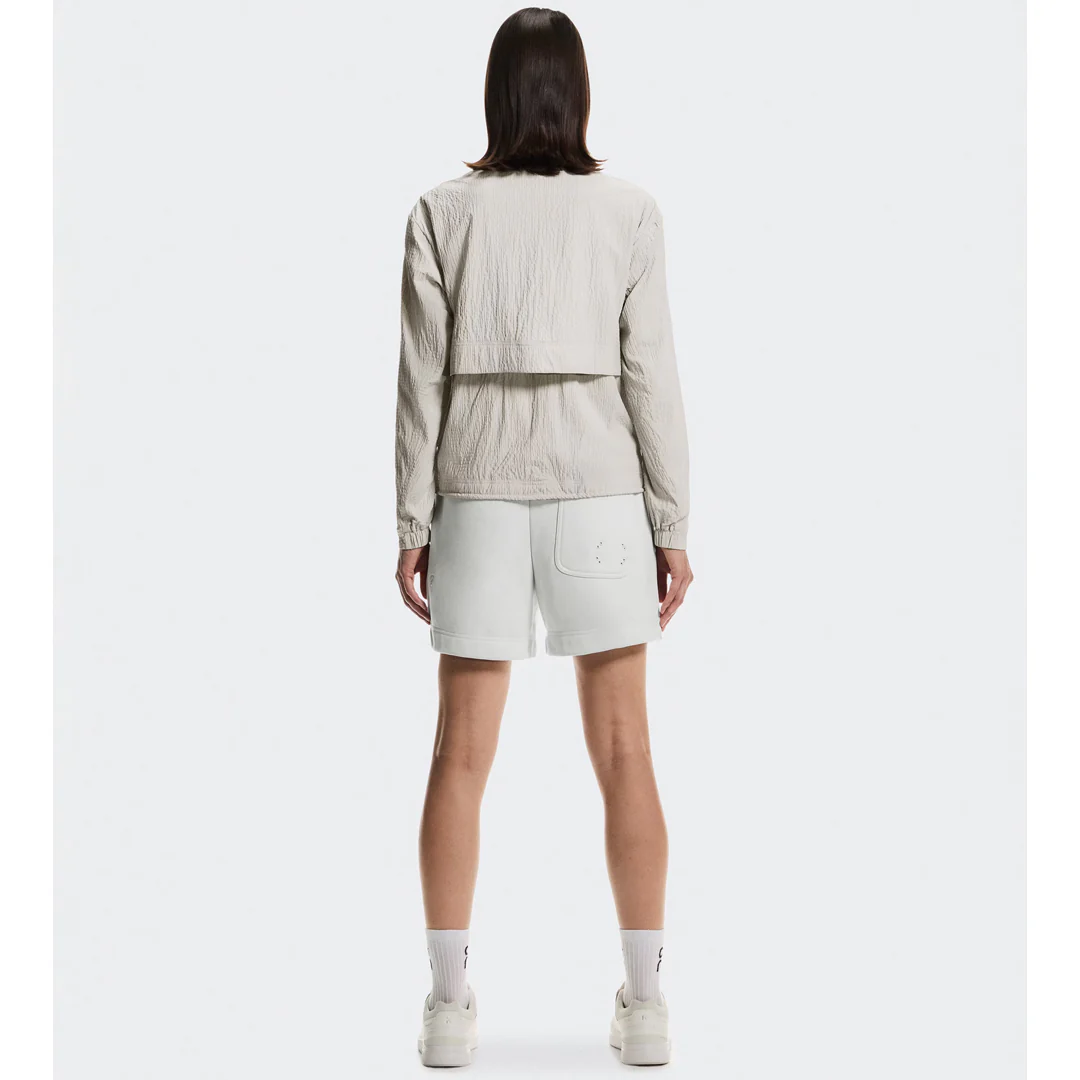 On Women's Courtside Eaze 1/2 Zip Jacket - Beige - Image 3