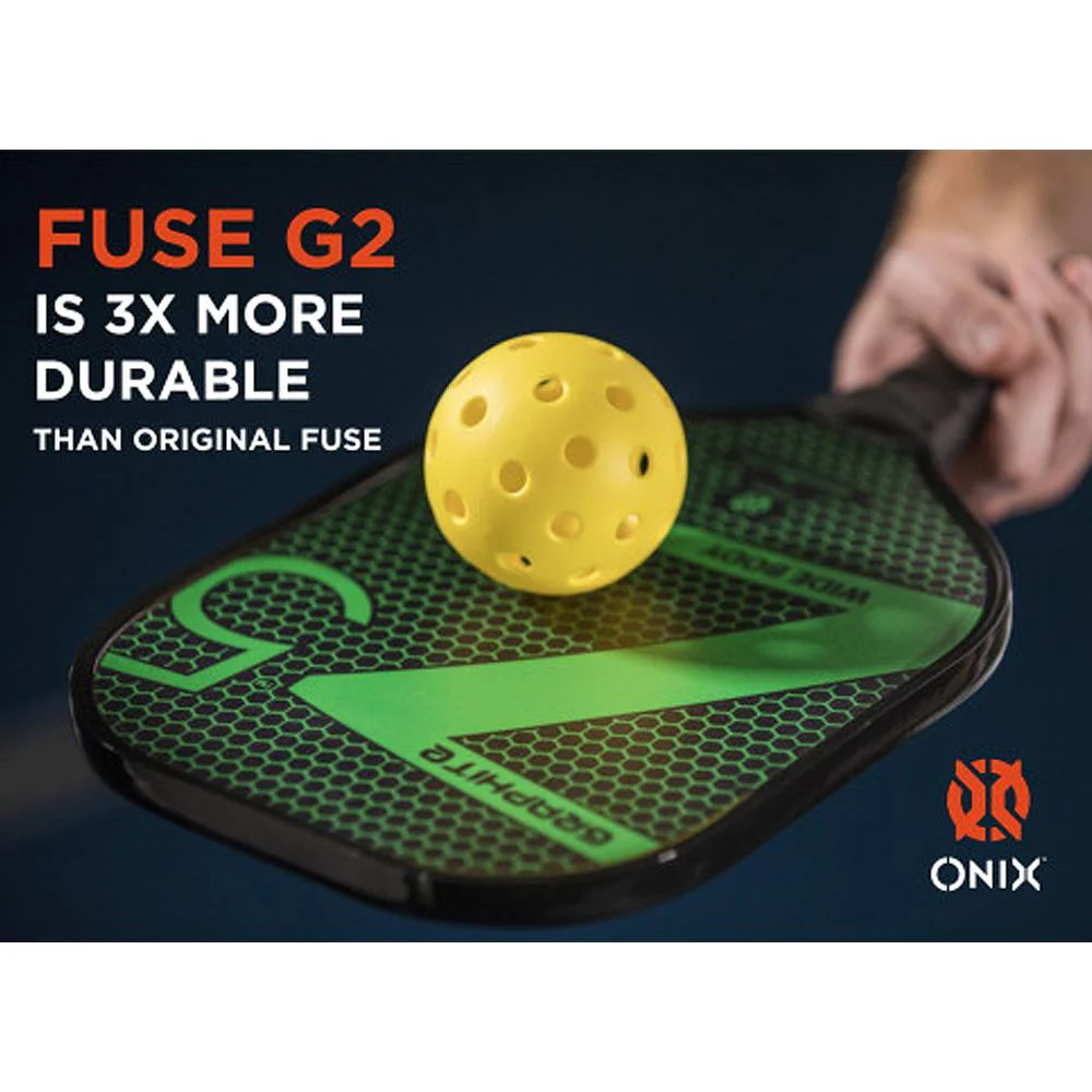 Onix Pickleball Fuse G2 Outdoor Single - Yellow - Image 2