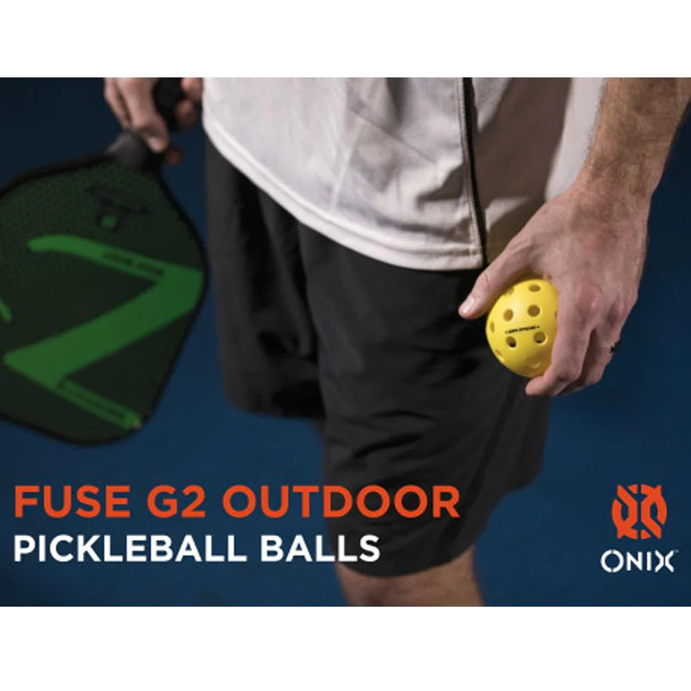 Onix Pickleball Fuse G2 Outdoor Single - Yellow - Image 3