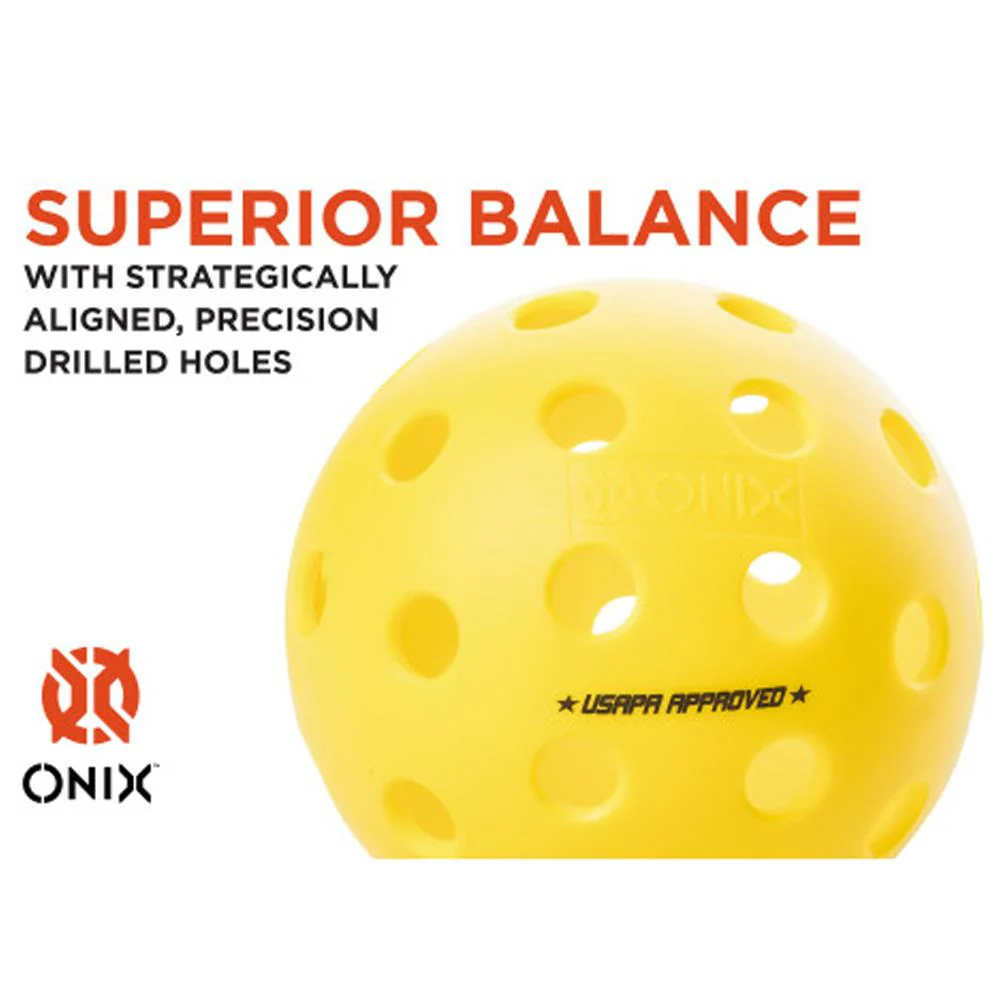 Onix Pickleball Fuse G2 Outdoor Single - Yellow - Image 4