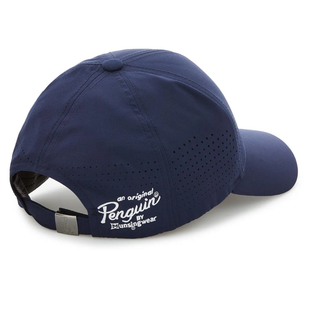 Penguin Lightweight Perforated Hat - Black Iris - Image 2