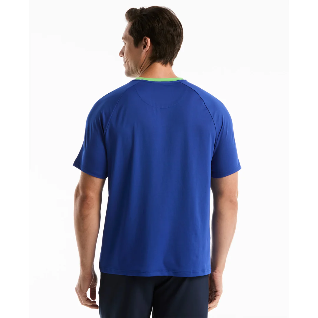 Penguin Men's Linear Block Print Tee - Surf The Web - Image 3