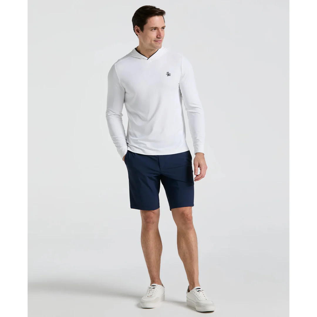 Penguin Men's Performance Earl Hoodie - Bright White - Image 2