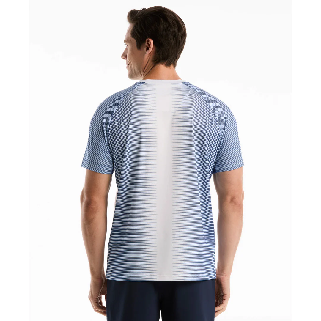 Penguin Men's Retro Block Tech Tee - Bright White - Image 4