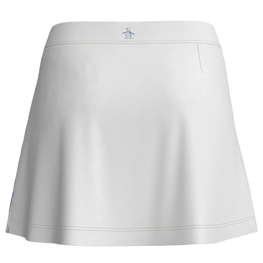 Penguin Women's Asymmetrical Pleated Tennis Skort - Bright White - Image 2