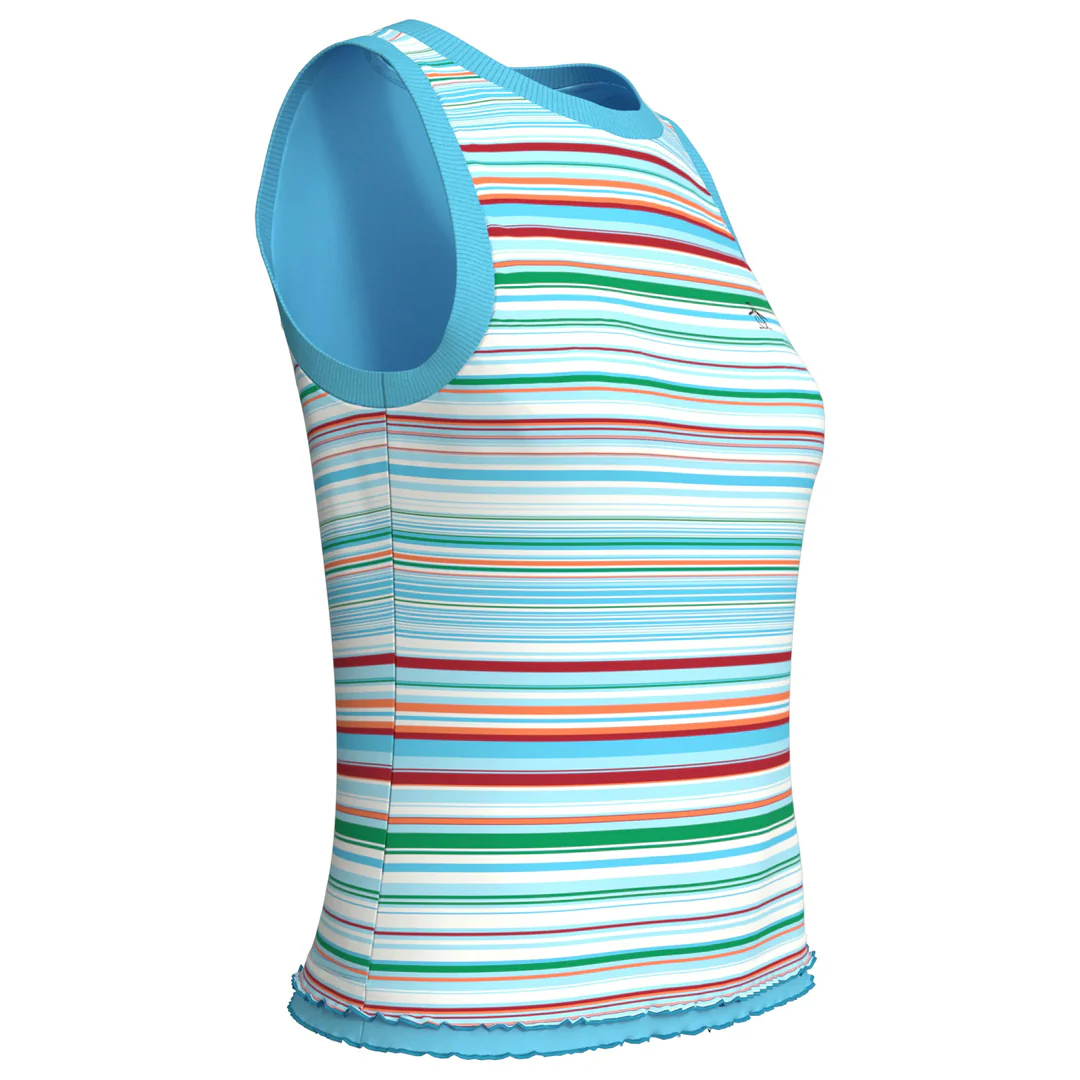 Penguin Women's Lettuce Edge Tank - Aquarius - Image 3