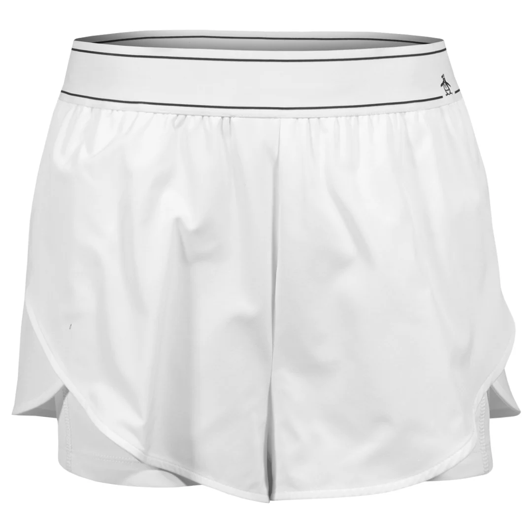 Penguin Women's Liner Tennis 3" Short - Brilliant White