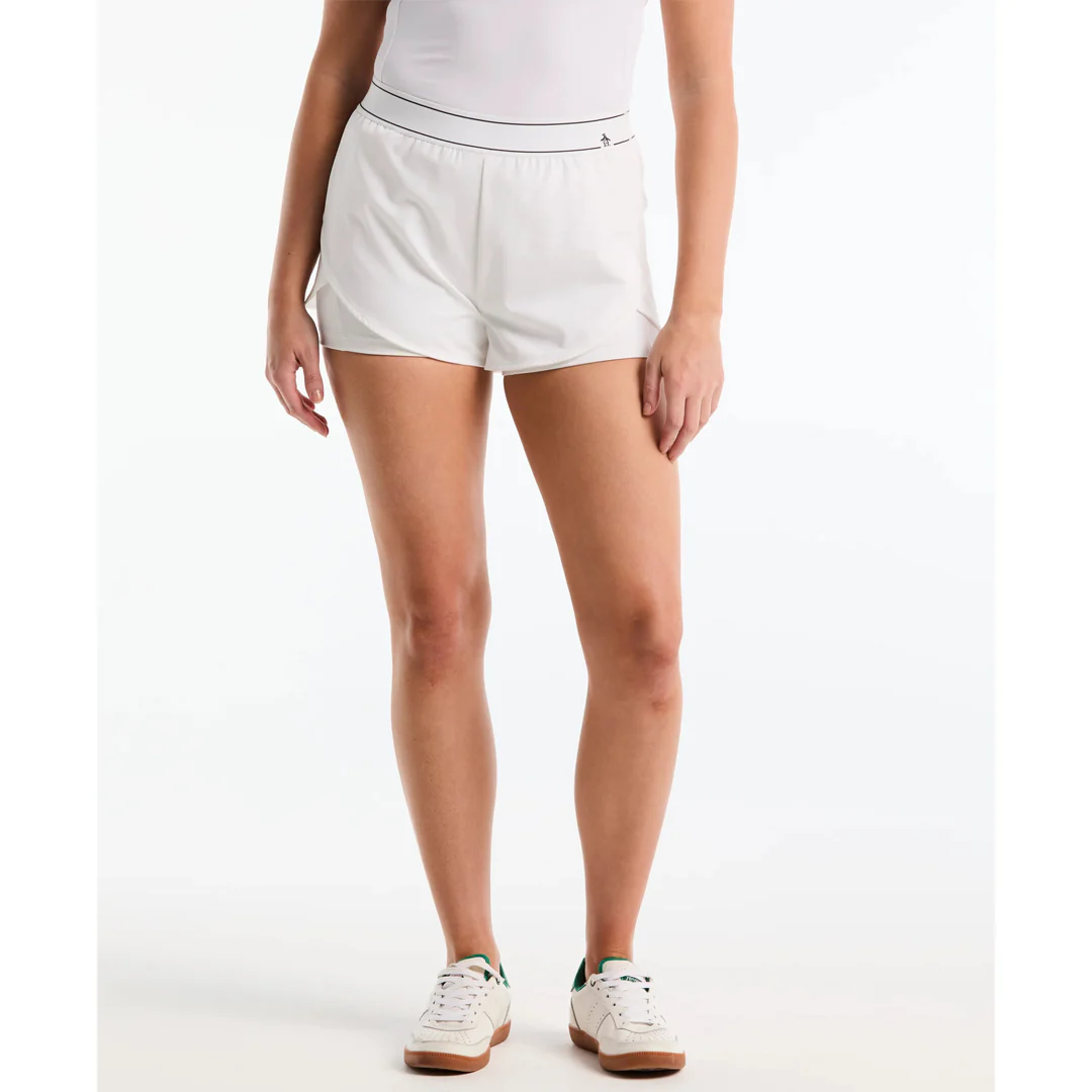 Penguin Women's Liner Tennis 3" Short - Brilliant White - Image 4