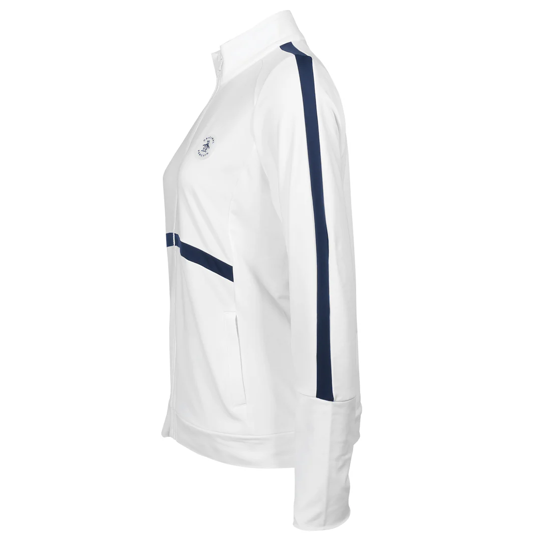 Penguin Women's Performance Jacket - Bright White/Navy - Image 3