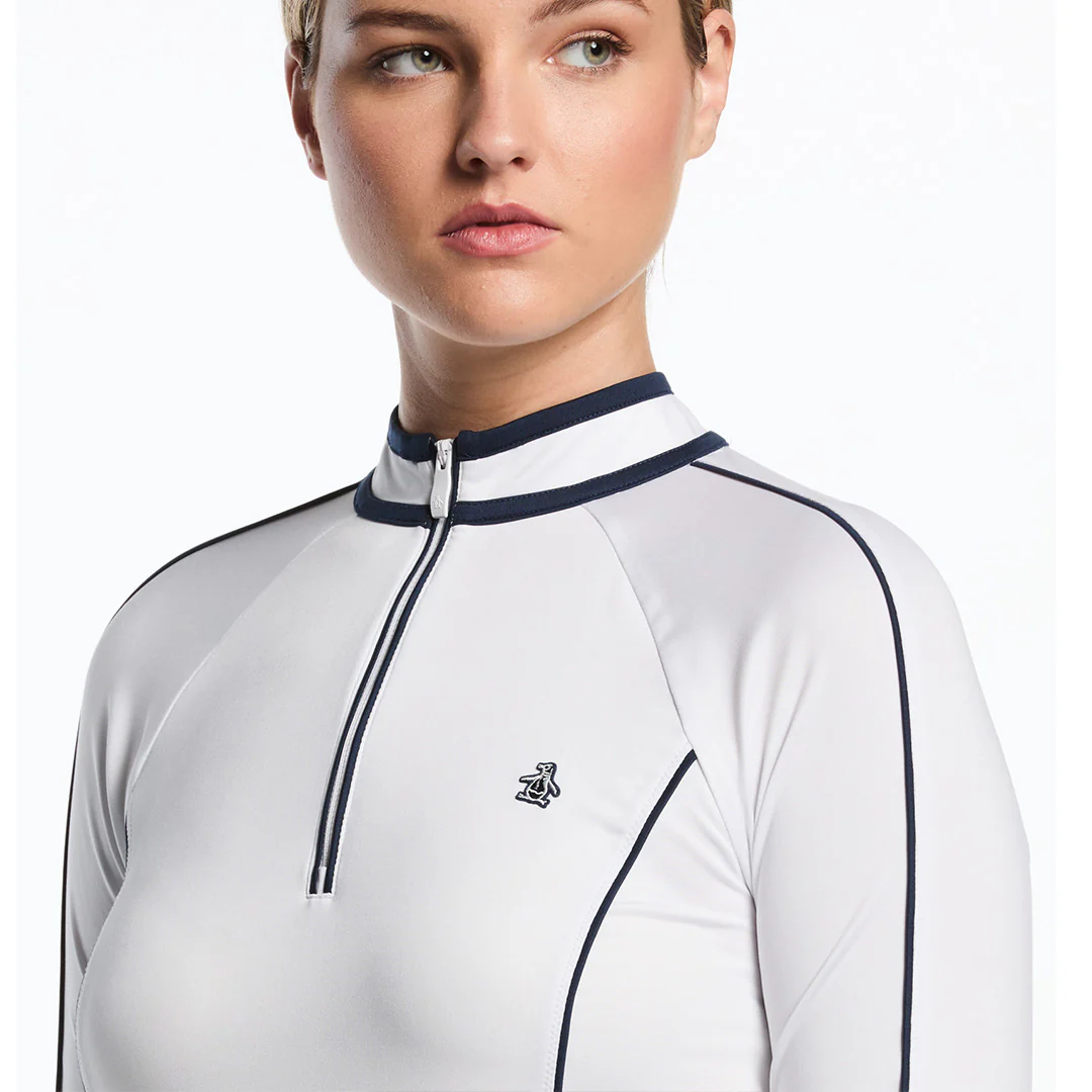 Penguin Women's Sun Protection Longsleeve - Bright White - Image 4