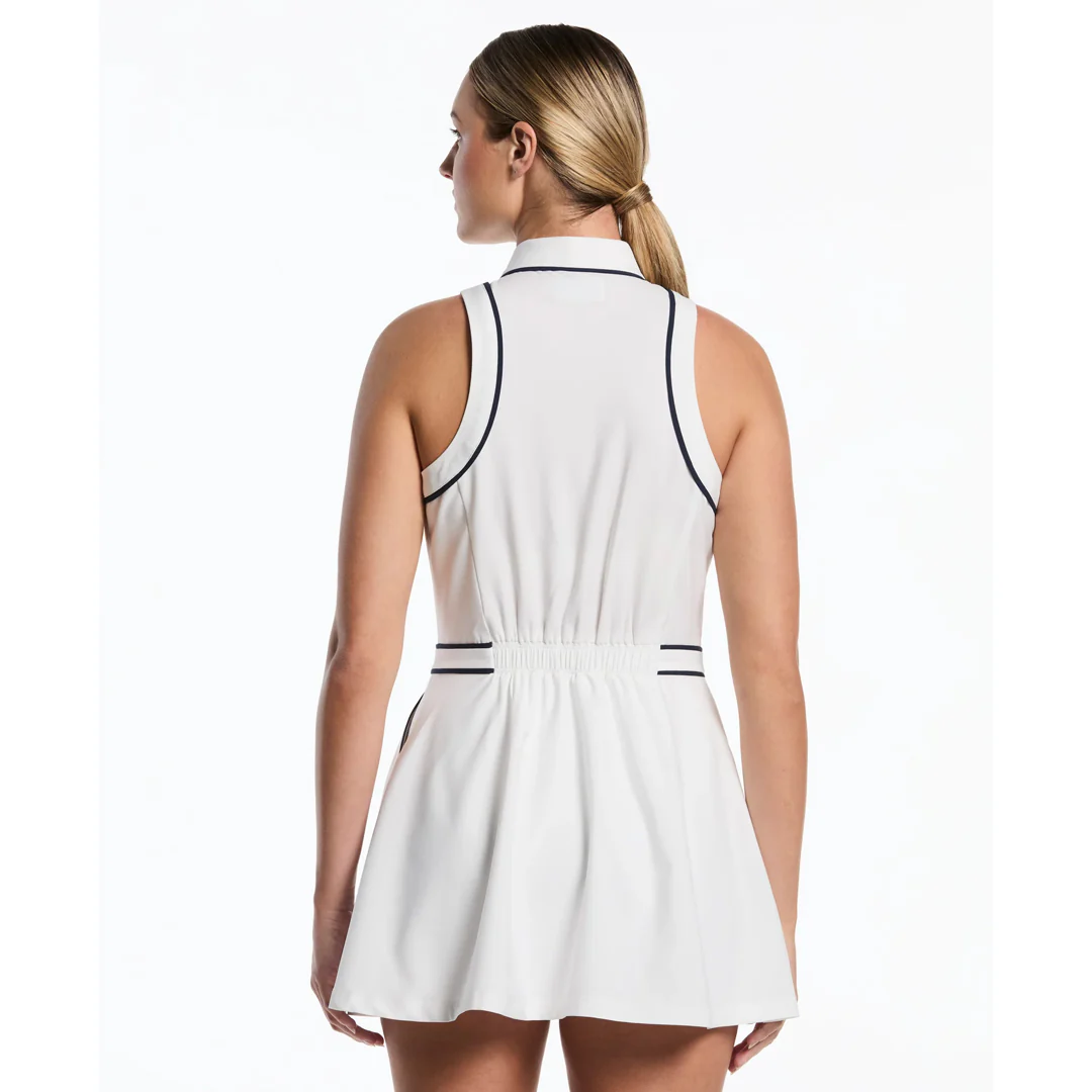 Penguin Women's Veronica Sleeveless Dress - Bright White/Black Iris - Image 5
