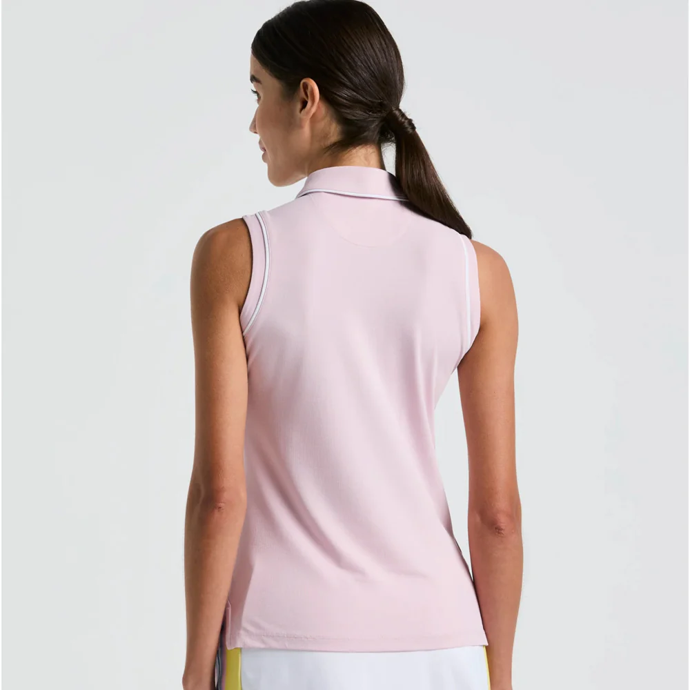 Penguin Women's Veronica Sleeveless Polo - Charm Pink - Image 3