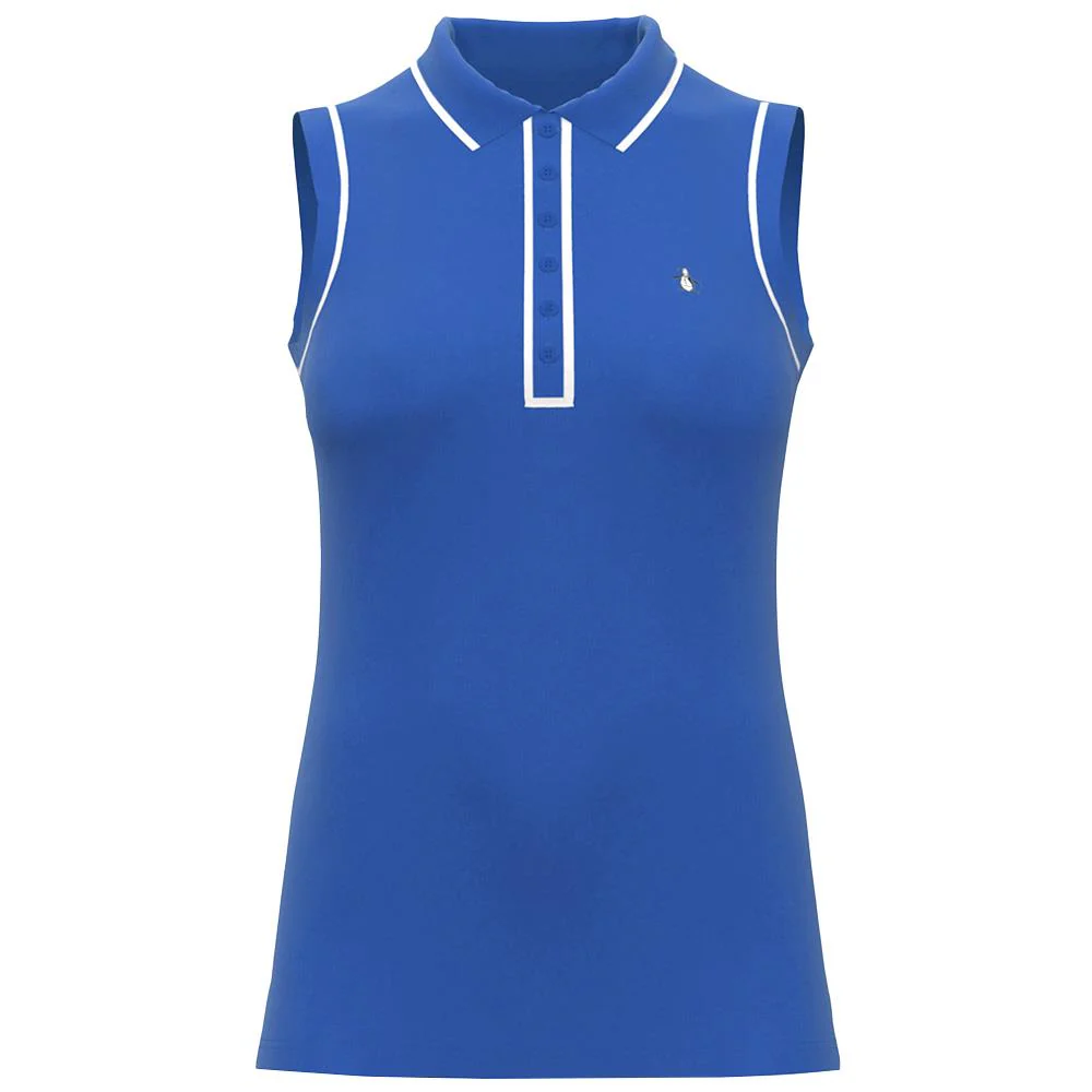 Penguin Women's Veronica Sleeveless Polo - Nebulas Blue