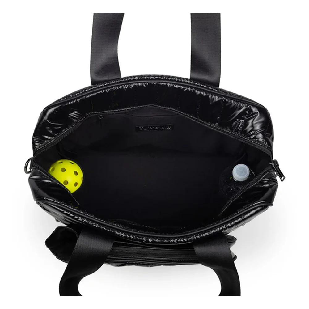 preneLOVE Pickleball Puffer Bag - Monochromatic Black - Image 5