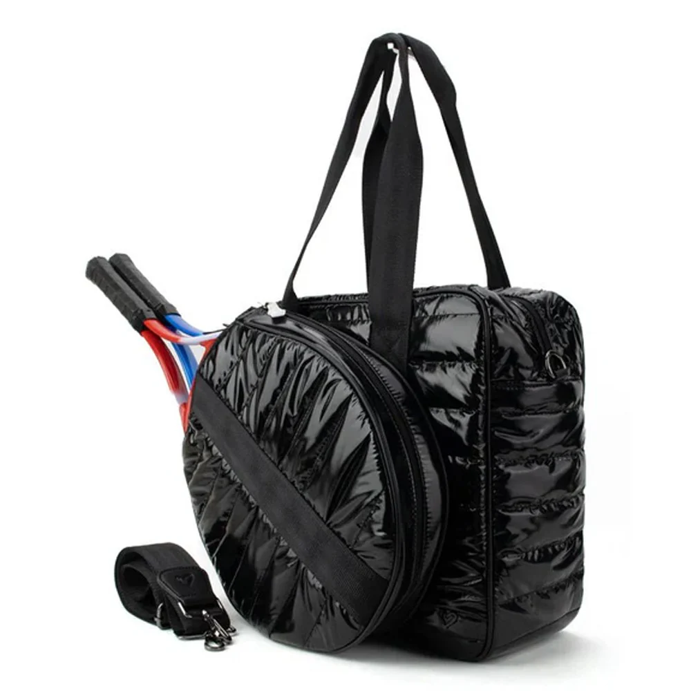preneLOVE Tennis Puffer Bag - Black Monochromatic - Image 2