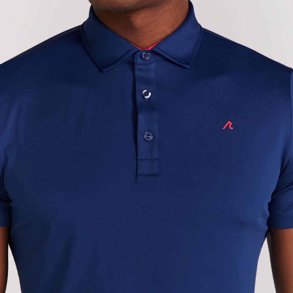 Redvanly Men's Alpine Polo - Mazarine Blue - Image 4