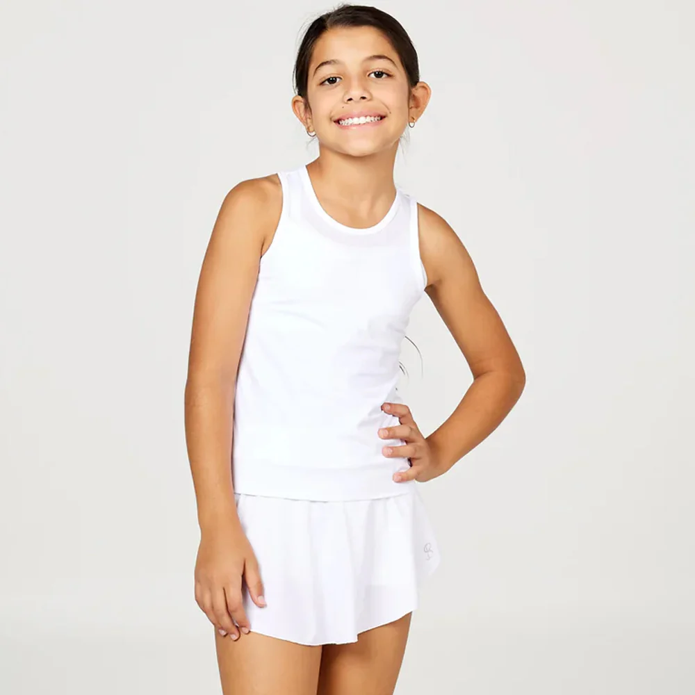 Sofibella Girls UV Colors New Skort - White - Image 3