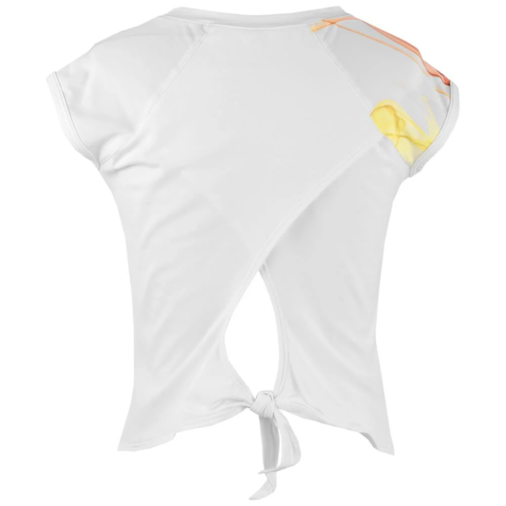 Sofibella Girls Spectrum Cap Sleeve - White/Spectrum - Image 2