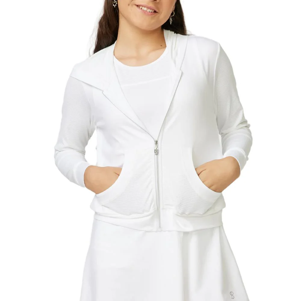Sofibella Girls Allstars Hoody Jacket - White - Image 2