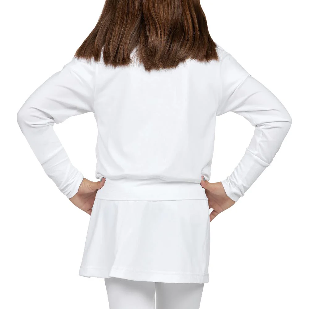 Sofibella Girls Center Line Jacket - White - Image 4