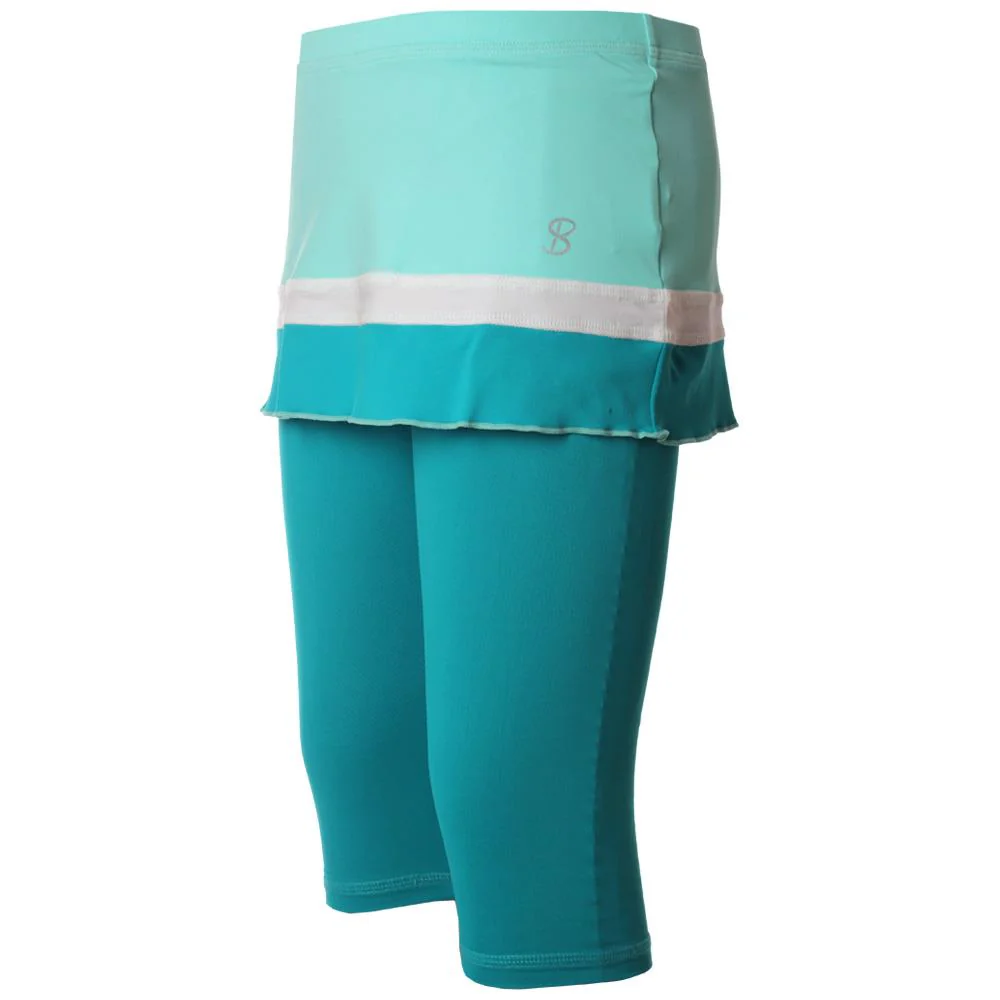 Sofibella Girls Harmonia Run Abaza Skort Capri - Air/Surf - Image 2