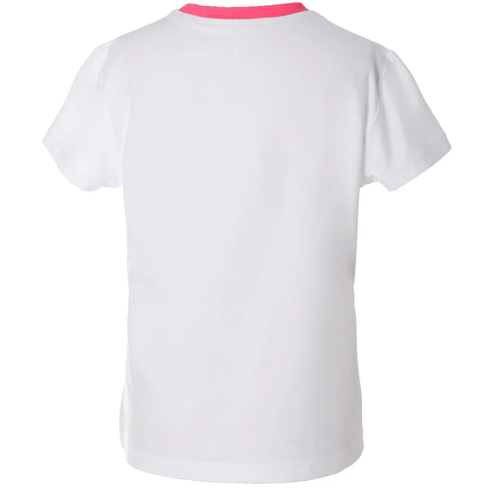 Sofibella Girls Tokyo Score Shortsleeve Tee - White/Pink - Image 2