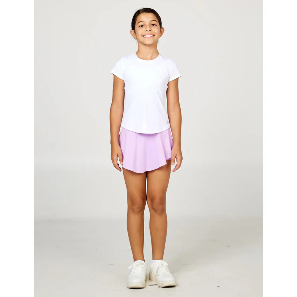 Sofibella Girls UV Colors New Short Sleeve Tee - White - Image 3