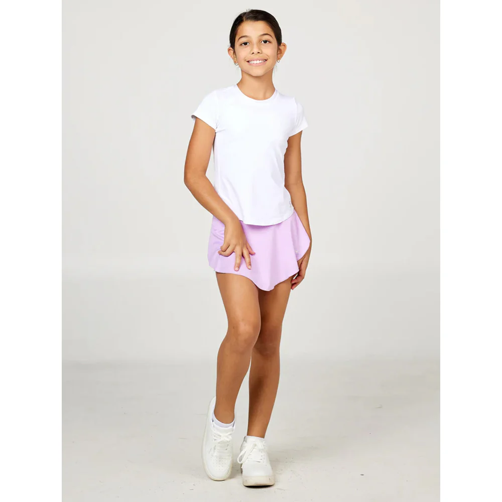 Sofibella Girls UV Colors New Short Sleeve Tee - White - Image 4